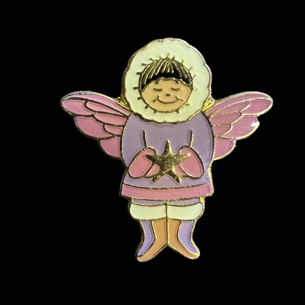Eskimo‎ Angel Brooch Alaska Souvenir Lapel Hat Pin